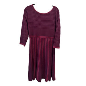 Dressbarn Burgundy Sweater Dress – Size M (8-10)